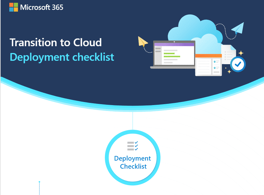 Transition to Cloud Deployment checklist